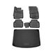 OMAC 4917444-250 Jeu de tapis de sol ETP (élastomère thermoplastique), noir