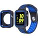 Apple Bracelet sport Apple Watch 7 + étui TPU (noir/bleu)