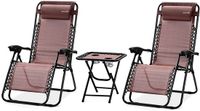 SereneLife Ligstoel set van 2