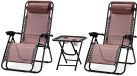 SereneLife Ligstoel set van 2