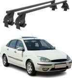 Menabo Barre de toit pour Ford Focus I, année 1998-2005, couleur : Noir