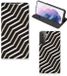 B2Ctelecom Book Case voor Samsung Galaxy S21 Plus Stand Case Illusion
