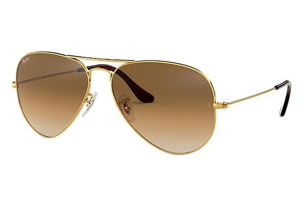 Ray-Ban Aviator Zonnebril S - Goud