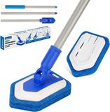 Brosse de douche, 119 cm de long, avec tête interchangeable et rotative à 180°