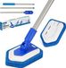 Brosse de douche, 119 cm de long, avec tête interchangeable et rotative à 180°