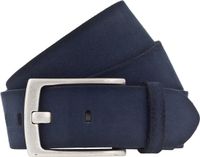 Vanzetti Leren Riem 40mm Leather Belt W100 Navy Blauw