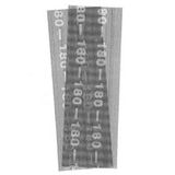 kwb Papier abrasif à grille pour ponçage humide et sec, pour ponceuse manuelle 93 x 280 K-180, en fibre de verre, perforé avec velcro, 2 pièces.
