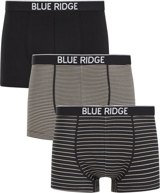 WE Fashion Heren boxershort met streep, 3-pack