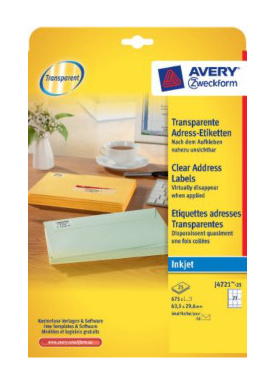 Avery J4721-25