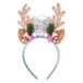 Great Pretenders Holiday Rudolph Kersthaarband voor Kinderen - Roze/Mint