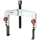 KS Tools 620.0037 Universele snelspantrekker 2-armig met extreem slanke en verlengde haken, 25-130 mm, 120 mm