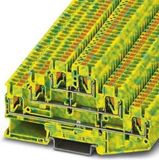 Phoenix Contact 3210525 Aardklem 3-etages 5.2 mm Snelaansluiting Groen, Geel 1 stuk(s)