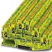 Phoenix Contact 3210525 Aardklem 3-etages 5.2 mm Snelaansluiting Groen, Geel 1 stuk(s)