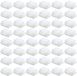 Unyqoos® Set van 50 zelfklevende kabelclips - Wit