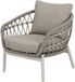 AVH-Collectie Arezzo low lounge dining tuinstoel natural sand