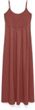 VERO MODA VMANNE LONG SMOCK SINGLET DRESS WVN EXC Dames Maxi Jurk XS Marsala