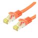 LOGON TCR6ASS0025O Câble réseau Orange 0,25 m Cat6a S/FTP
