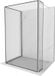 Mexen Kioto paroi de douche Marche 110 x 80 x 40 cm, cadre noir, chrome