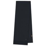 BOSS Sjaal Akaio Knitted Scarf Dark Blue Donkerblauw