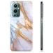 OnePlus Coque OnePlus 9 Pro en TPU - Marbre Élégant