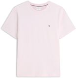 Tommy Hilfiger Heren T-shirt Korte Mouw Ronde Hals Effen Roze M