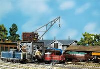 Piko Portaalkraan modelspoorwegonderdeel & -accessoire Schaal H0 Metaal Zwart/Bruin/Grijs
