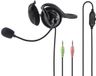 Hama Casque PC-bureau NHS-P100 avec serre-nuque, stéréo, noir