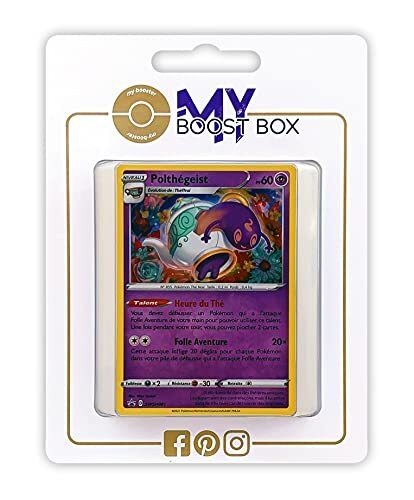 my-booster Polthégeist (Polteageist) SWSH081 Holo Reverse - Myboost X Epée et Bouclier 4.5 Destinées Radieuses - Doos met 10 Franse Pokemon kaarten