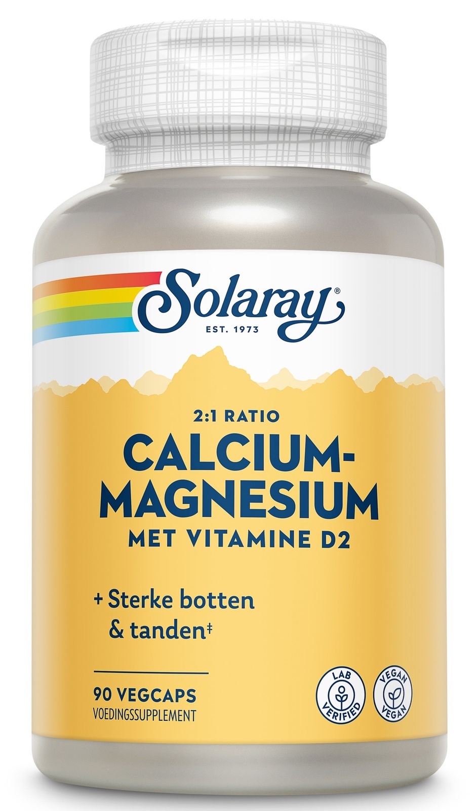 Solaray Solaray Calcium-Magnesium met Vitamine D2 Capsules