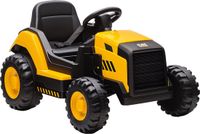 AIYAPLAY Elektrische Ride-on Bouwauto - Kunststof, Staal - 100L x 63B x 56H cm - Geel