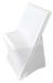 Housse extensible pour chaise pliante – élastique, infroissable - Blanc