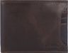 FOSSIL Derrick Sliding 2 in 1 Billfold Portemonnee Leer Dark Brown