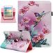 Universele Dluggs Universele 10-10.1 Inch Android Tablet Case, PU Lederen 360 Graden Roterende Multi-Hoek Bekijken Stand Case Cover voor 9.5-10.5 Inch Tablet, Vogel