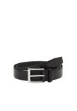 BOSS Leren Riem Elloy Sz35 Leather Belt W105 Black Zwart