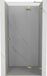 Mexen Lunar porte de douche pivotante droite 90, transparent, or - 834-090-000-50-00-P