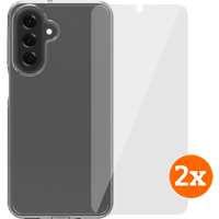 BlueBuilt Protective Cover Samsung Galaxy A17 Transparant + Screenprotector Duo Pack