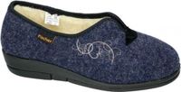 Fischer Dames Blauwe Pantoffels Maat 36