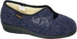 Fischer Dames Blauwe Pantoffels Maat 36