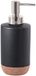 Gedy Ilary Zeepdispenser, Keramisch, Zwart, 7 x 7 x 17