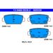 ATE Kit Plaquettes De Frein, Frein À Disque 13.0460-5539.2 Mitsubishi