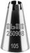 Ibili Spuitmond Schelp/Streng 8 mm