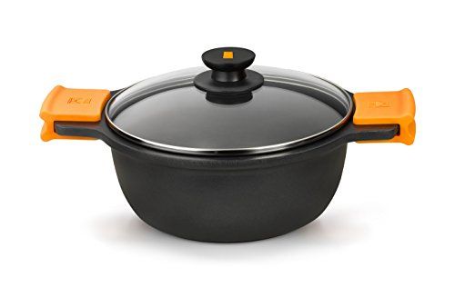 Braisogona Efficiënte diepe braadpan met deksel, 32 cm