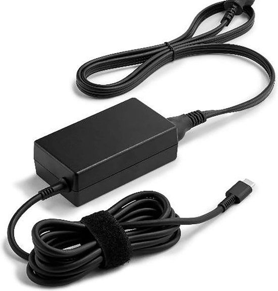 HP 65W USB-C LC Power Adapter Zwart