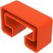 OBO Bettermann Beschermkap voor profielrail MS4022 45x18mm polyethyleen pasteloranje RAL 2003, 1124555
