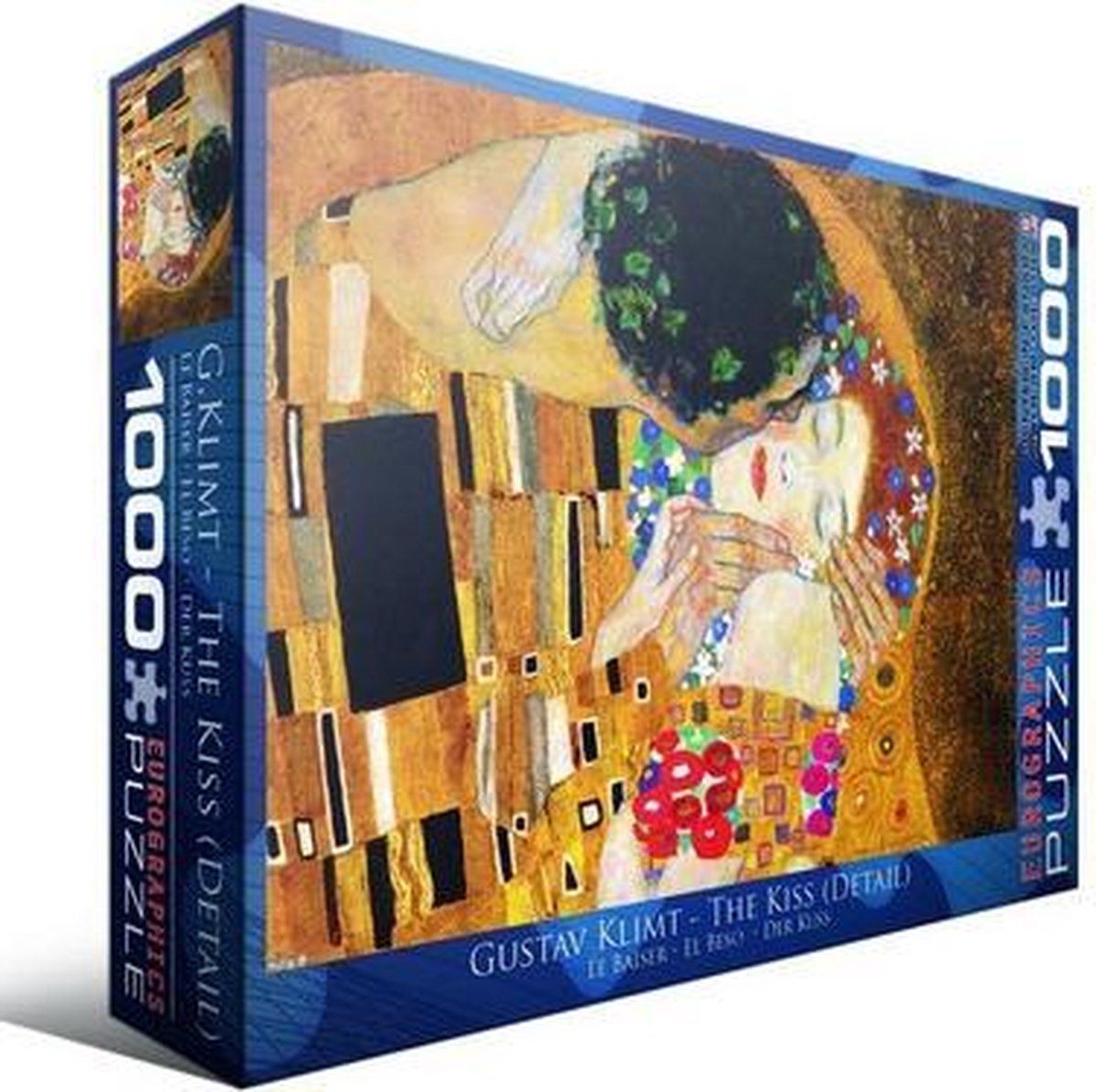 Eurographics Puzzel the kiss - gustav klimt - 1000 stuks - 0628136601429
