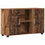 vidaXL - Dressoir FLORIN 88,5 x 30,5 x 55,5 cm Chêne vieilli Bois traité