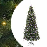 Sapin de Noël artificiel avec 300 LED vert 180 cm PE et PVC