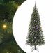 Sapin de Noël artificiel avec 300 LED vert 180 cm PE et PVC