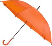 Merkloos / Sans marque Makito Western Europe Automatische paraplu - oranje - dia 107 cm - 82 cm lang - regen - polyester/metaal