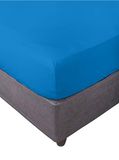 Miracle Home Verstelbaar elastisch hoeslaken, voor bed 160 cm, blauw